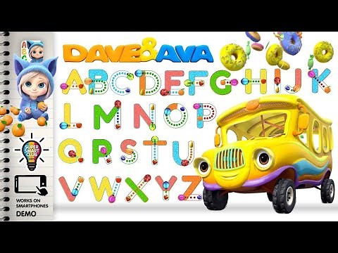 Writing Alphabets with Dave and Ava Tracing App