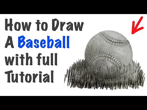 How to Draw a Baseball | easy tutorial