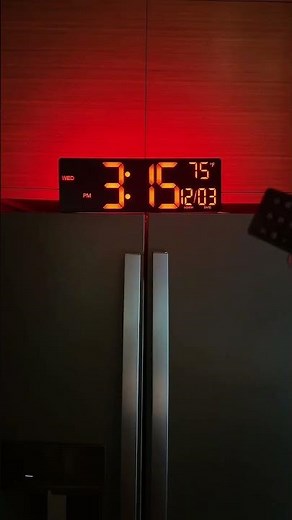EasyEra big digital wall clock