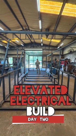 4.4K views · 49 reactions | Day two of Elevated Electrical Services concession trailer build! The frame is coming together! Stay tuned! #EastTexasSmokerCompany #customsmoker #BBQTrailer #bbq | East Texas Smoker Company | Facebook