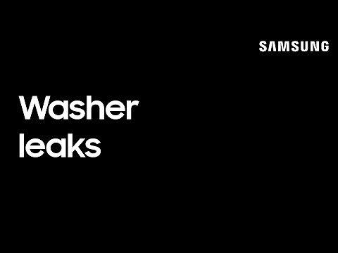 What to do if your washing machine leaks | Samsung US
