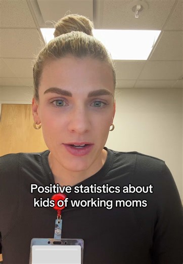 Positive statistics about kids of working moms 🫶🏻 #workingmom #workingmomlife #workingmomsoftiktok #workingmama