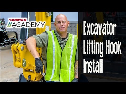 Yanmar Academy Excavator Lifting Hook Installation