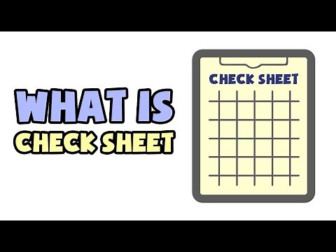 What is Check Sheet | Explained in 2 min