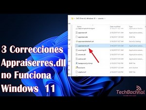 3 Correcciones Appraiserres.dll no Funciona windows 11