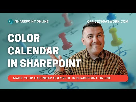Create beautiful and colorful calendar in SharePoint Online