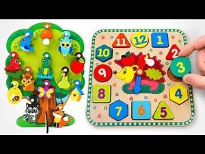 Learn Numbers, Colors, Shapes and Vehicles | Fun Educational Puzzle Video for Kids & Toddlers