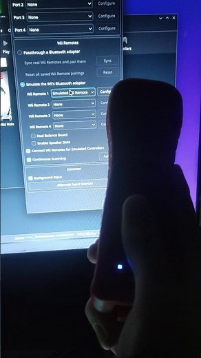 Dolphin Emulator Setup Real Wiimote in Emulated Controller Settings #shorts