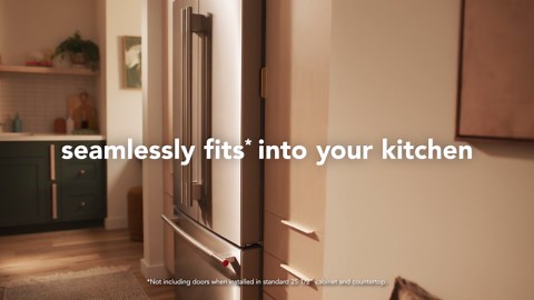 KitchenAid 36 in. 24 cu. ft. Counter Depth French Door Refrigerator in PrintShield Stainless with Preserva Food Care System KRFC236SPS