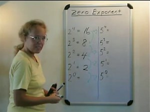Proof that a number to the zero power is one - math lesson from Homeschool Math