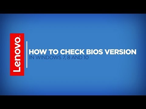 How To - Check BIOS Version In Windows