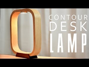 DIY Contour LED Desk Lamp – Modern Lighting Project