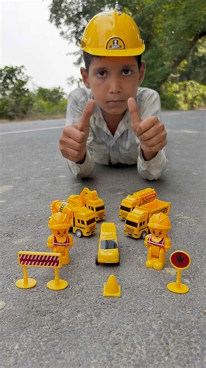 Mini Construction Toys for kids Unboxing #shorts