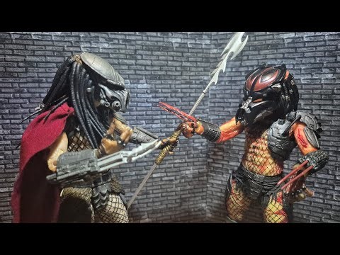 Ahab Predator vs Viper Predator - Stop Motion Animation
