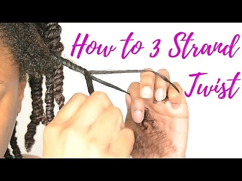 *DETAILED * 3 STRAND TWIST TUTORIAL on NATURAL HAIR! | BEGINNER FRIENDLY | #NATURALHAIR
