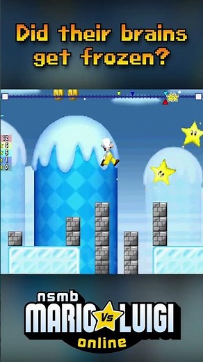 Brain freeze on Ice - Mario Vs Luigi Online