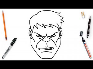 How To Draw Hulk Easy Step By Step | Marvel Super Heroes Drawing Tutorial