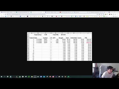 How to Track Your Trades Using Simple Excel Sheet