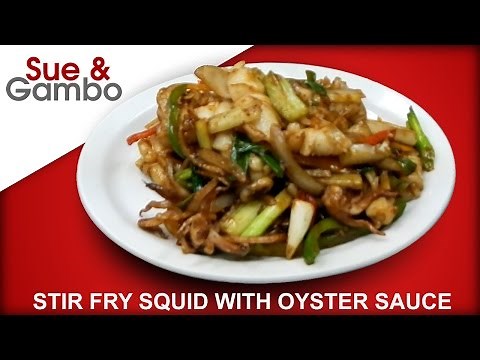Stir Fry Squid with Oyster Sauce