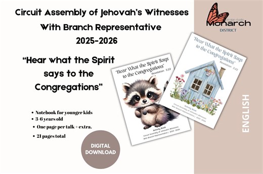 Kids Circuit Assembly Workbook: “hear What the Spirit Says to the Cong. (digital Download) Branch Rep. - Etsy Australia