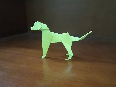 How To Fold Origami Dog Easy