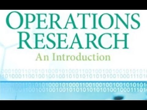 Operation Research 1: Introduction /Management Science/Quantitative method/ decision science