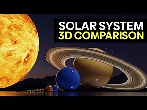 Solar System 3D Comparison | Planet Sizes Revealed (2025)