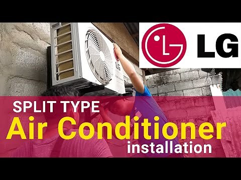 Split Type Aircon Installation LG Dual Inverter 2019