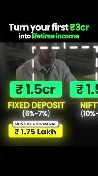 You need only 3 Crore to Retire #shorts #finance