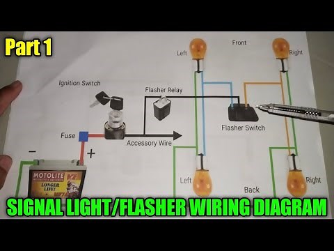 FLASHER / SIGNAL LIGHT ( WIRING DIAGRAM ) PART 1