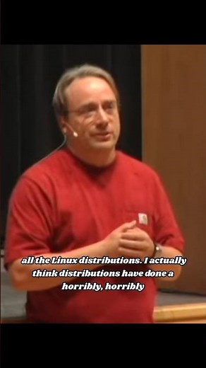 Linus Torvalds Exposes Linux Distributions #shorts #linux #coding #knowledge