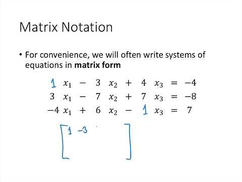Linear Algebra - Lecture 2 - Elimination