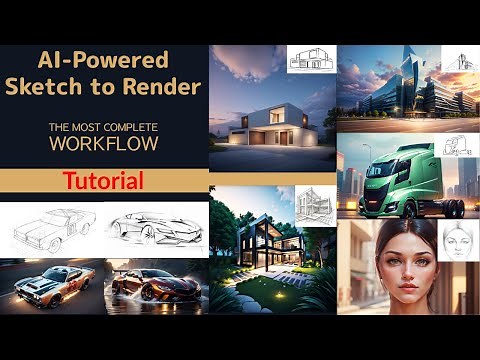AI-Powered Sketch to Render: Transform Any Subject by ControlNet, ComfyUI Stable Diffusion Tutorial