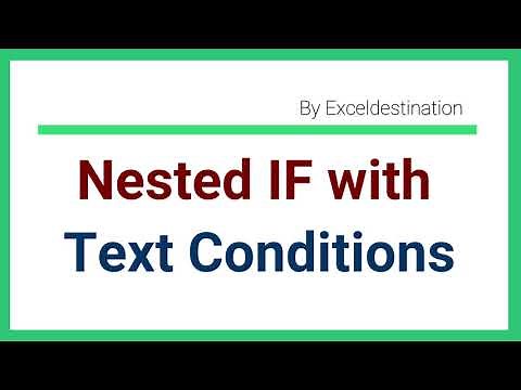 Excel Nested If Function with Multiple Text and Number Conditions