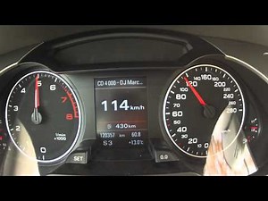 Audi A4 3.2 FSI Quattro 0-100