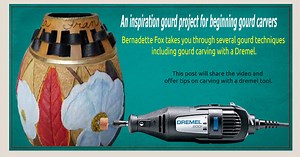 An inspiration gourd project for beginning gourd carvers