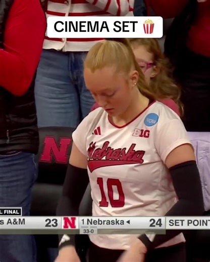 The 10 set points in that thrilling fourth set between Texas A&M and Nebraska 😱 #volleyball #ncaa #texasam #nebraska