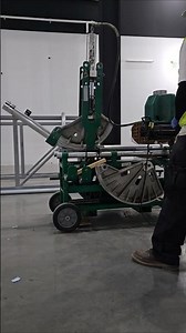 Installing a gutter with 3" EMT conduit to the cable tray #electrician #ibew #jointhetrades