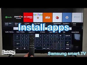 How to install apps on Samsung smart TV
