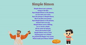 Simple Simon Printable Lyrics, Origins, and Video