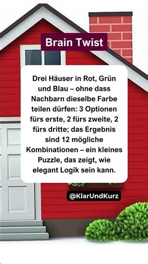 Die Farbaufgabe, die Logik überraschend macht. #brain