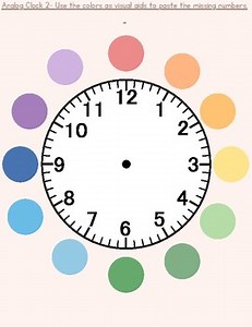 Analog Clock Chart (Interactive)