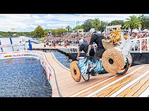 Crazy Tandem Bike Race LIVE (will anyone make it across?)