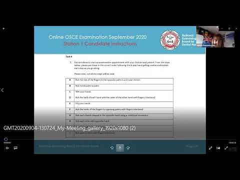 NEBDN online OSCE - Zoom aspect.