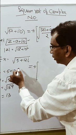 Square root of a complex number