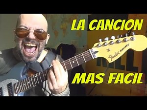 La CANCIÓN más FÁCIL en GUITARRA ELÉCTRICA