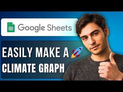 How to Make a Climate Graph on Google Sheets | Step-by-Step Tutorial