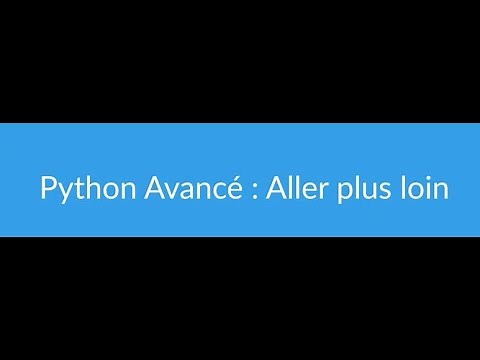 Formation Python Avancé - complet FR