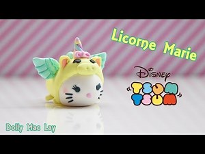 Tutoriel Fimo Tsum Tsum Marie Licorne / Marie Unicorn
