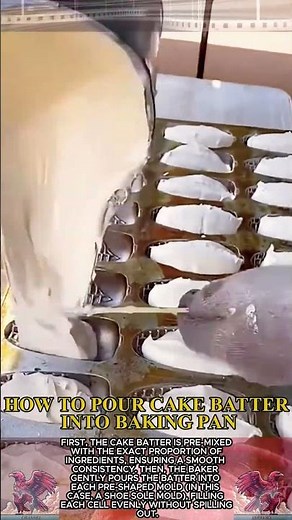 How to pour cake batter into mold || Baking tips